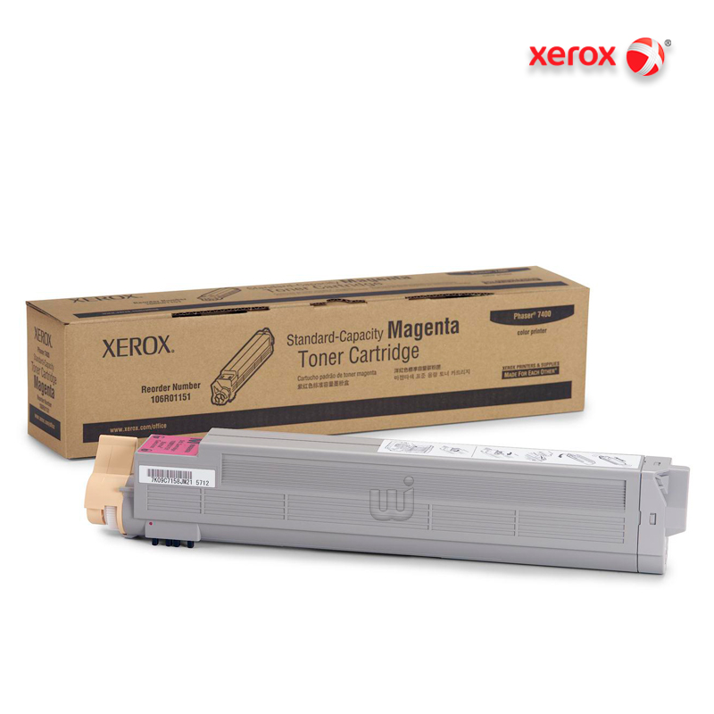 106R01151.jpg Tóner Xerox 106R01151 Magenta Standard Capacity Para Phaser 7400 (9,000 Pag) - Imagen 1