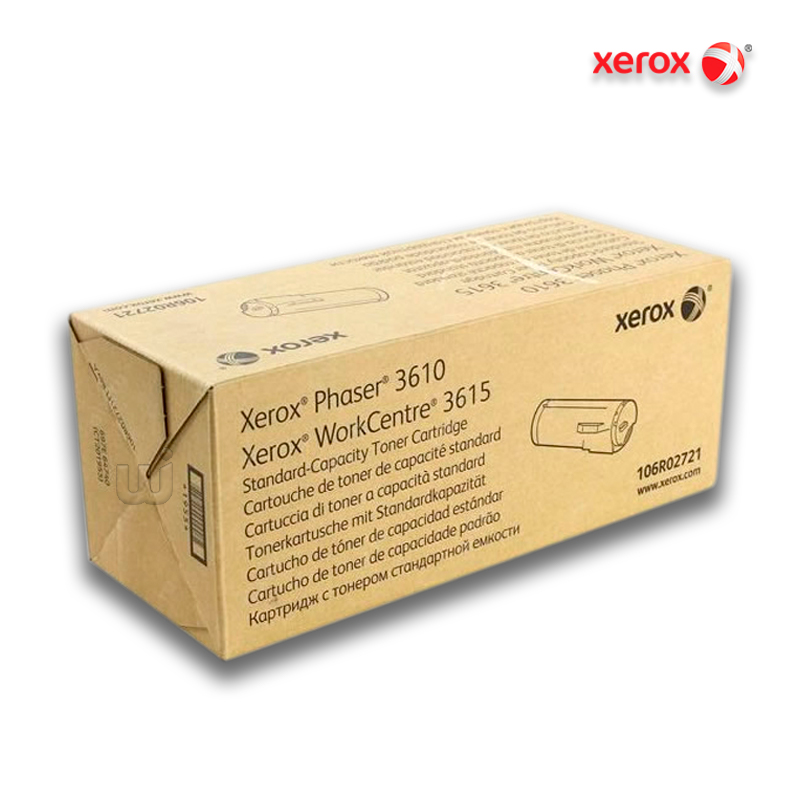 106R02721.jpg Tóner Xerox 106R02721 Black Standard Capacity Para Phaser 3610, WC3615 (5,900 Pag) - Imagen 1