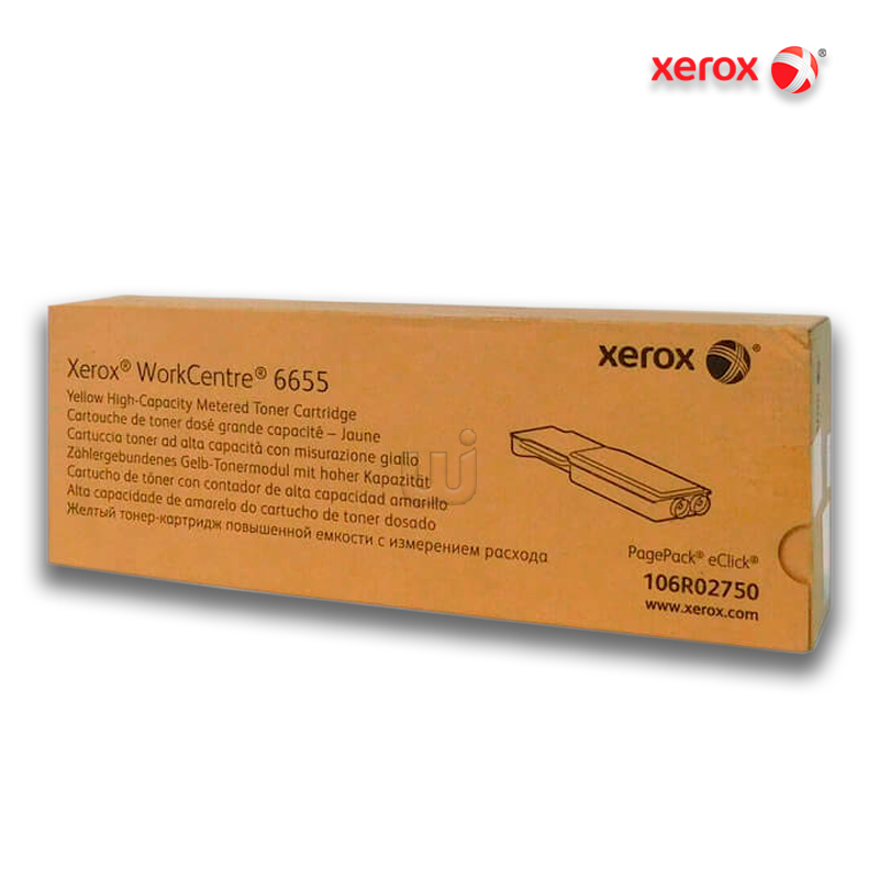 106R02750.jpg Tóner Xerox 106R02750 Yellow High Capacity METERED Para WorkCentre 6655 (11,500 Pag) - Imagen 1