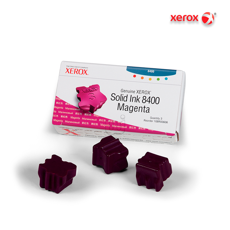 108R00606.jpg Tinta Sólida Xerox 108R00606 Magenta (3 barras) Para Phaser 8400 (3,400 Pag) - Imagen 1
