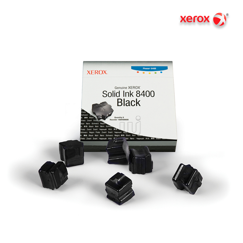 108R00608.jpg Tinta Sólida Xerox 108R00608 Black (6 barras) Para Phaser 8400 (6,800 Pag) - Imagen 1