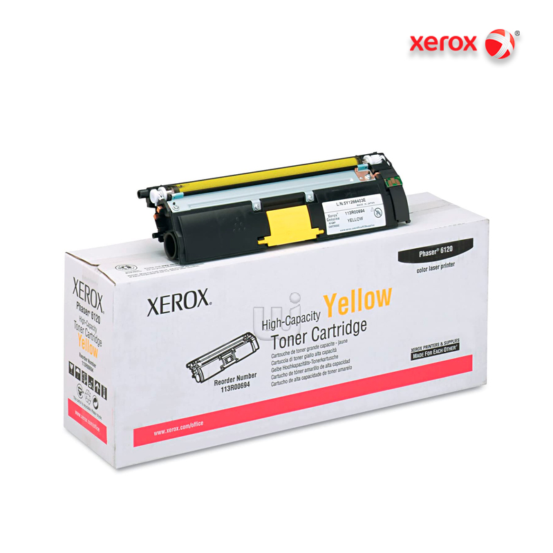 113R00694.jpg Tóner Xerox 113R00694 Yellow Phaser 6120, 6115MFP (4,500 Pag) - Imagen 1