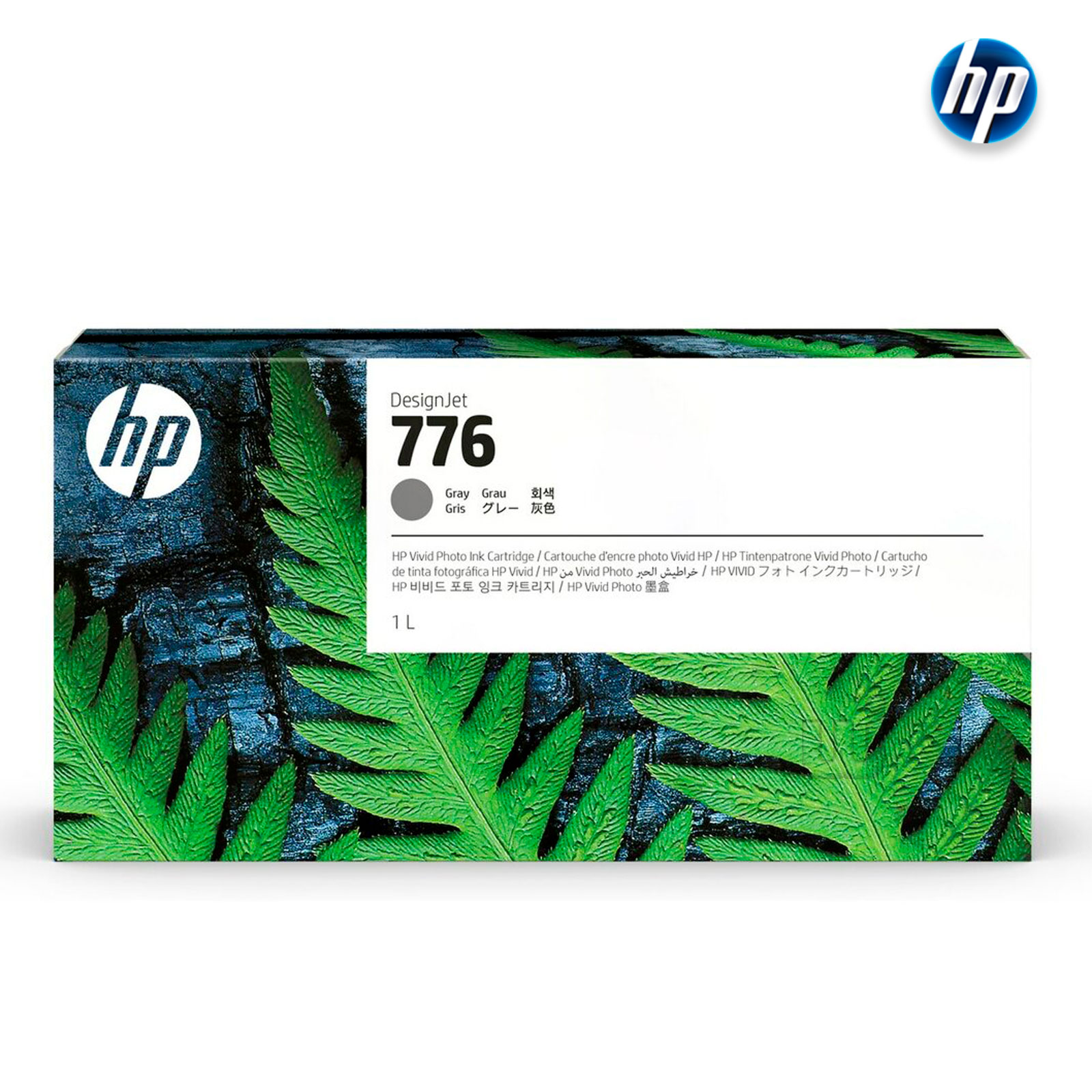 1XB05A.jpg Tinta HP 1XB05A (776) Gray 1LT | DesignJet Z9+Pro - Imagen 1