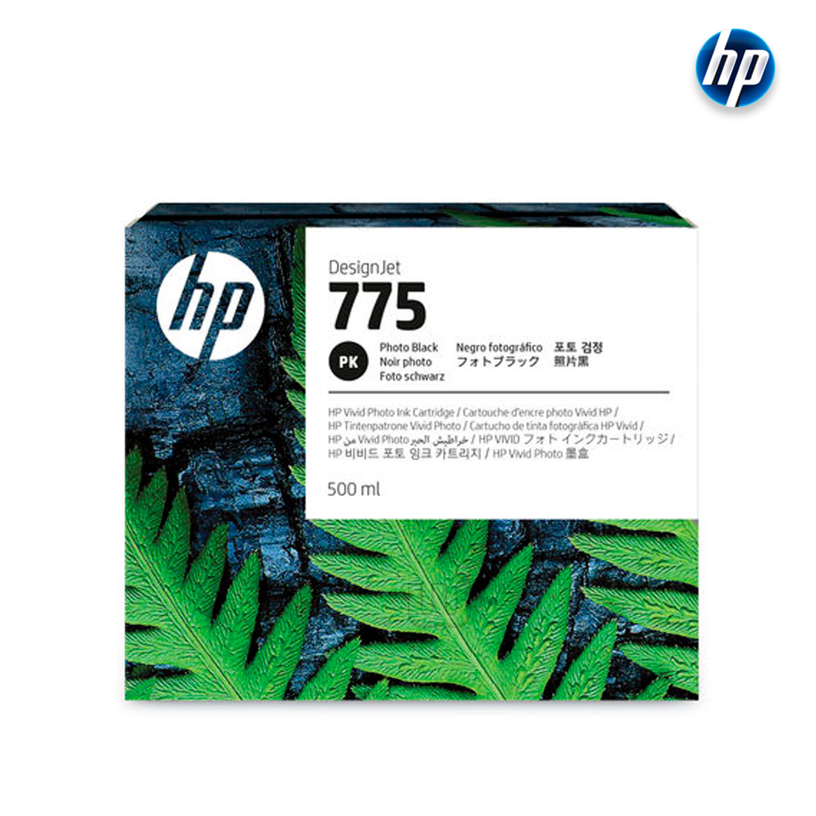 1XB21A.jpg Tinta HP 1XB21A (775) Photo Black 500ML | DesignJet Z9+Pro - Imagen 1