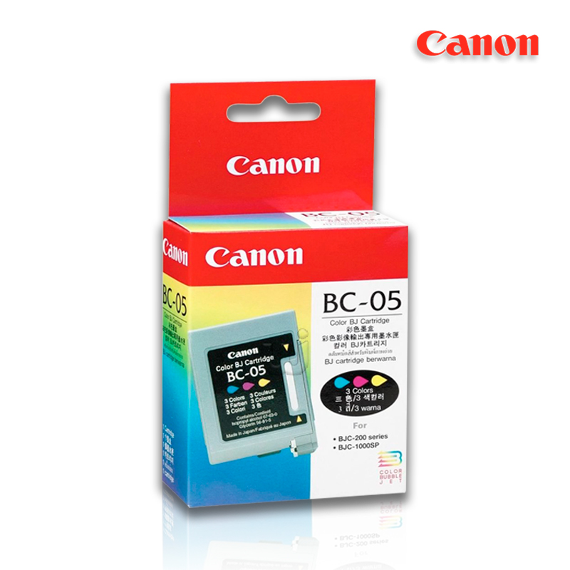 BC-05-1.jpg Tinta Canon BC-05 Tricolor Para BJC-210, BJC-250 (200 Pag) - Imagen 1