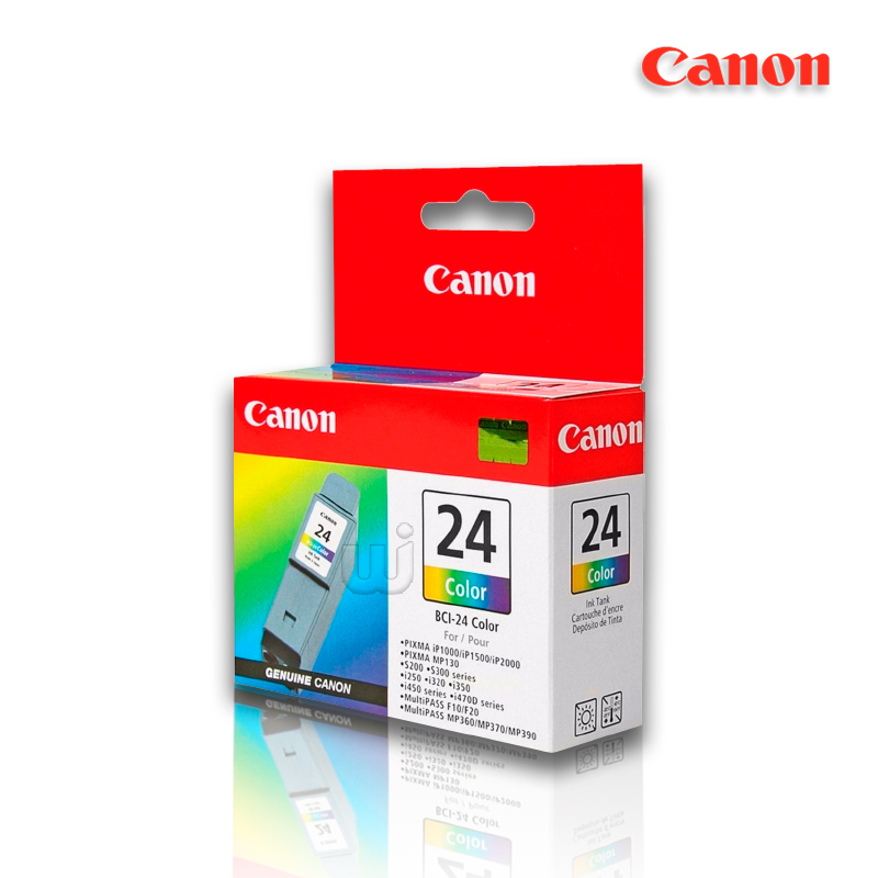 BCI-24CL-1.jpg Tinta Canon BCI-24 Tricolor Para IP1000 (170 Pag) - Imagen 1