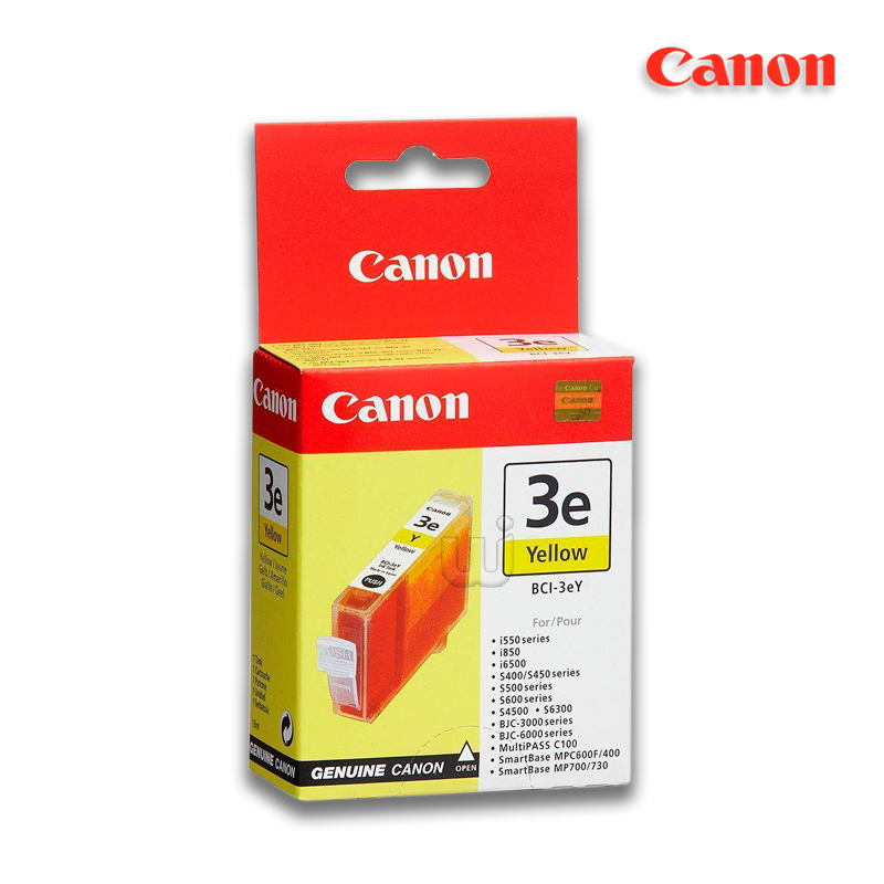 BCI-3eY.jpg Tinta Canon BCI-3eY Yellow Para BJC-6000, S400 (280 Pag) - Imagen 1
