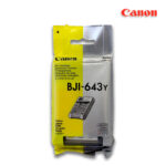 Tinta Canon BJI-643Y Yellow Para BJC-800, BJC-880 (600 Pag)