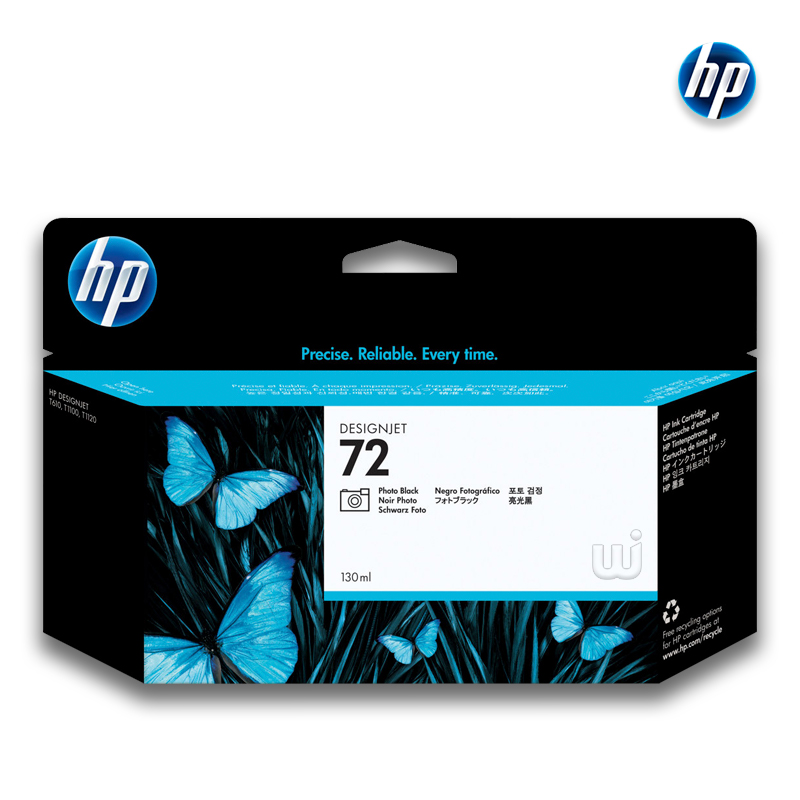 C9370A.jpg Tinta HP C9370A (72) 130ML Photo Black DesignJet T610 - Imagen 1
