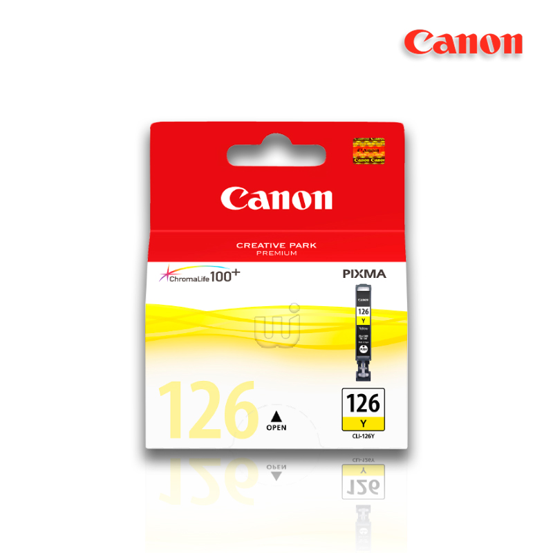 CLI-126Y.jpg Tinta Canon CLI-126Y Yellow 9ML Para iP4810 (210 Pag) - Imagen 1