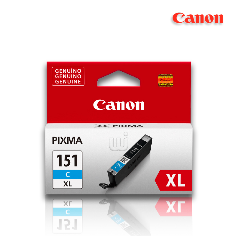CLI-151XLC.jpg Tinta Canon CLI-151XL Cyan 11ML Para MG6210, MG5410, iP7210 (665 Pag) - Imagen 1