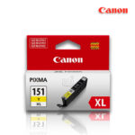 Tinta Canon CLI-151XL Yellow 11ML Para MG6210, MG5410, iP7210 (665 Pag)