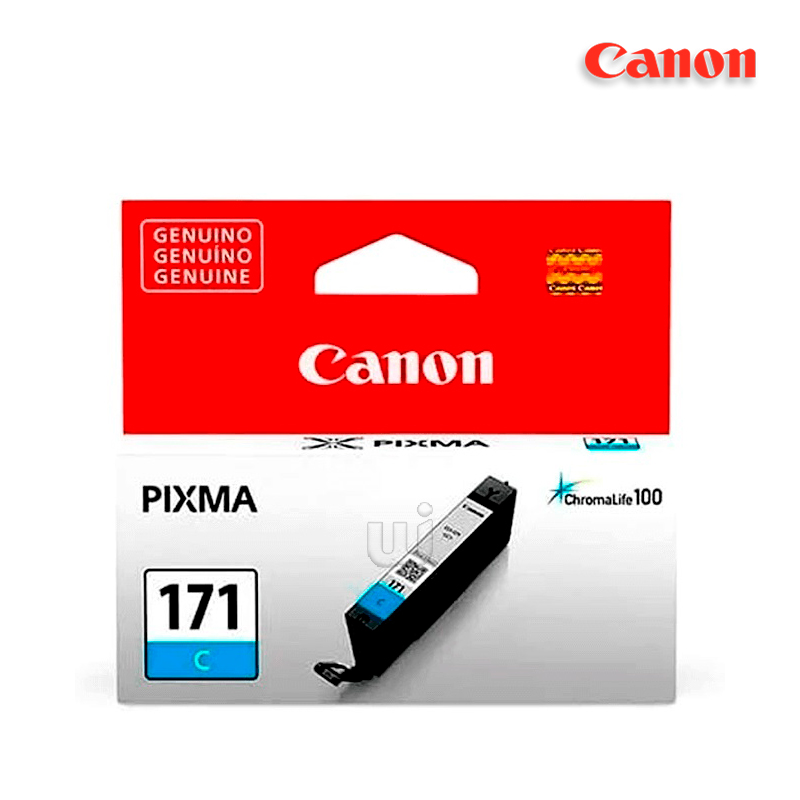 CLI-171C.jpg Tinta Canon CLI-171 Cyan 6.5ML Para MG5710, MG6810, MG7710 (300 Pag) - Imagen 1