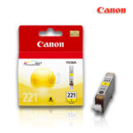 Tinta Canon CLI-221 Yellow 9ML Para iP4600, MP540 (210 Pag)