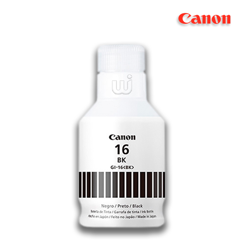 GI-16BK.jpg Tinta Canon GI-16BK Black 70ML Para GX6010, GX7010 (7,000 Pag) - Imagen 1