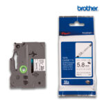 Cinta Brother Termocontraible HSE-211 | Negro sobre Blanco 5.8mm x 1.5mts.