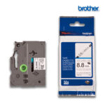 Cinta Brother Termocontraible HSE-221 | Negro sobre Blanco 8.8mm x 1.5mts.