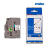 Cinta Brother Termocontraible HSE-241 | Negro sobre Blanco 17.7mm x 1.5mts.