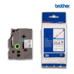 Cinta Brother Termocontraible HSE-251 | Negro sobre Blanco 23.6mm x 1.5mts.