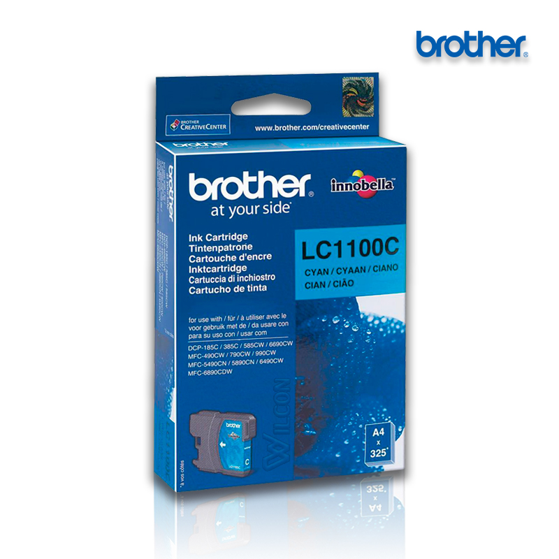 LC-1100C.jpg Tinta Brother LC-1100C Cyan | MFC-490CW (325 Pag) - Imagen 1