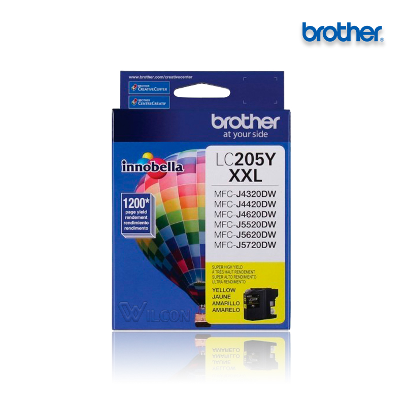LC-205Y.jpg Tinta Brother LC-205Y Yellow | MFC-J4420DW (1,200 Pag) - Imagen 1