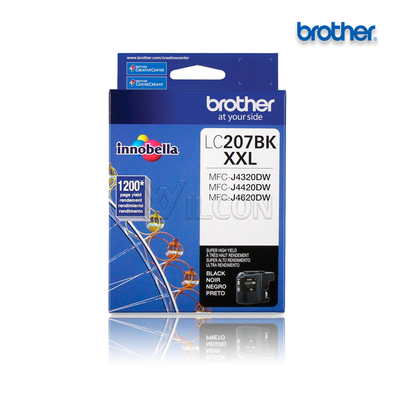 LC-207BK.jpg Tinta Brother LC-207BK Black | MFC-J4420DW (1,200 Pag) - Imagen 1