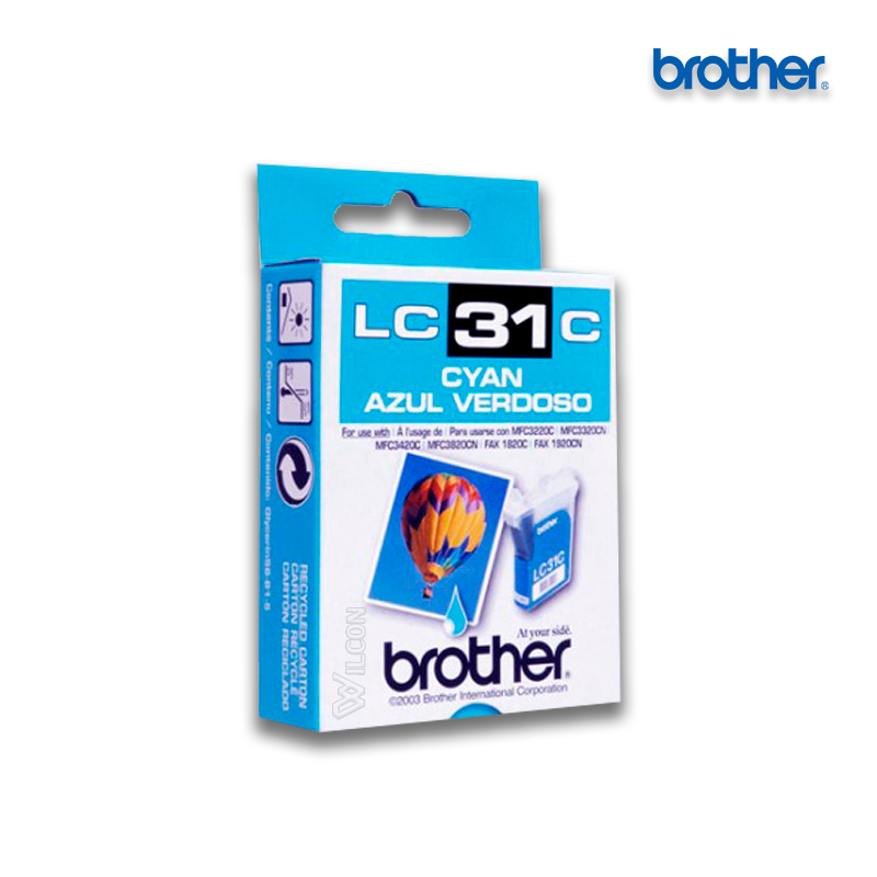 LC-31C-1.jpg Tinta Brother LC-31C Cyan | MFC 3220 (400 Pag) - Imagen 1