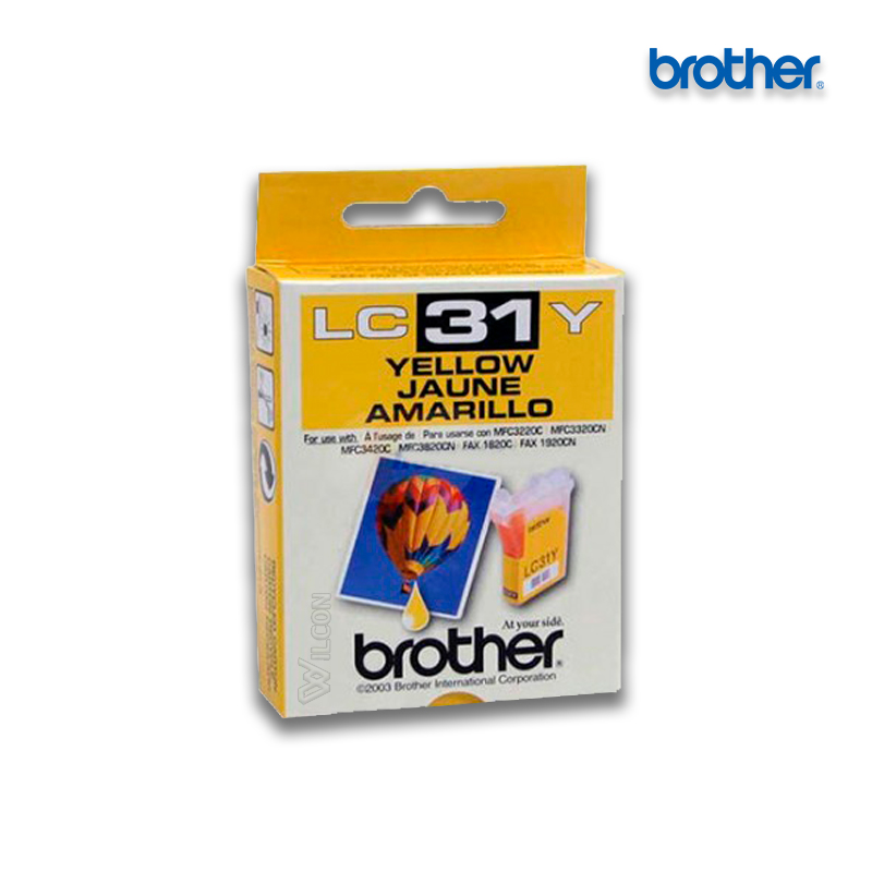LC-31Y-1.jpg Tinta Brother LC-31Y Yellow | MFC 3220 (400 Pag) - Imagen 1