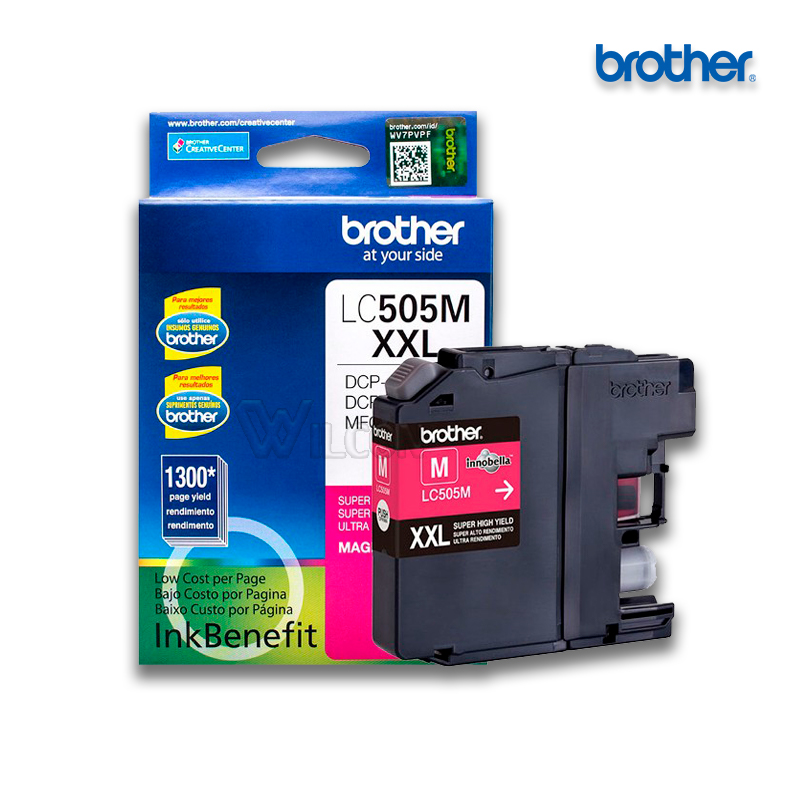 LC-505M.jpg Tinta Brother LC-505M Magenta | DCPJ100 (1,200 Pag) - Imagen 1