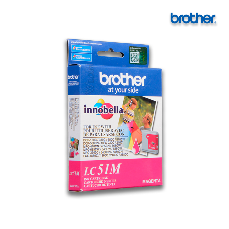 LC-51M.jpg Tinta Brother LC-51M Magenta | MFC-240C (400 Pag) - Imagen 1