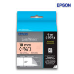 Cinta Epson LC-5DBF9 | Negro sobre Naranja | Labelworks Fluorescent 3/4″