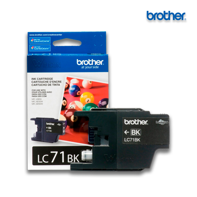 LC-71BK.jpg Tinta Brother LC-71BK Black | MFC-J430W (300 Pag) - Imagen 1