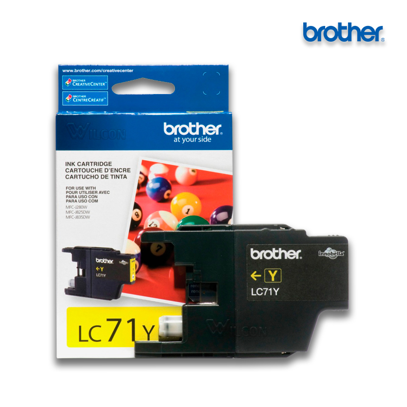 LC-71Y.jpg Tinta Brother LC-71Y Yellow | MFC-J430W (300 Pag) - Imagen 1