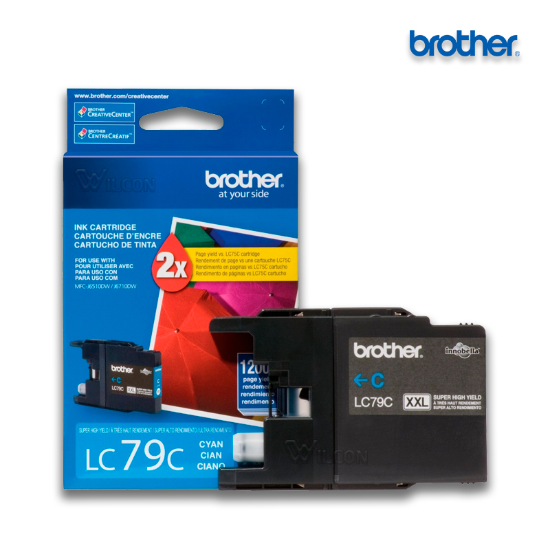 LC-79C-1.jpg Tinta Brother LC-79C Cyan | MFC-J6710 (1,200 Pag) - Imagen 1