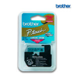 Cinta Brother M-521 | Negro sobre Azul Metálico 9mm (3/8″) x 8 mts.