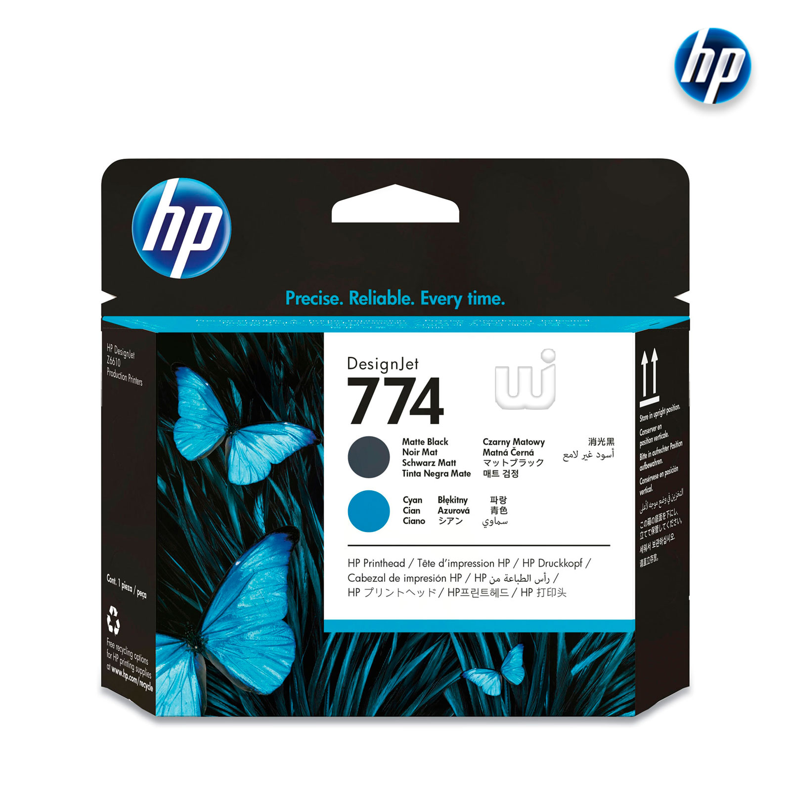 P2W01A.jpg Cabezal HP P2W01A (774) Matte Black / Cyan | DesignJet Z6810 - Imagen 1