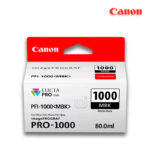 Tinta Canon PFI-1000MBK Matte Black 80ML Para iPF PRO-1000 (5,490 Pag)