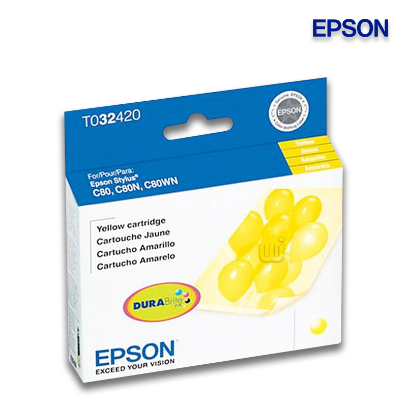T032420.jpg Tinta Epson T032420-AL Yellow Stylus C80, C82 (420 Pag) - Imagen 1