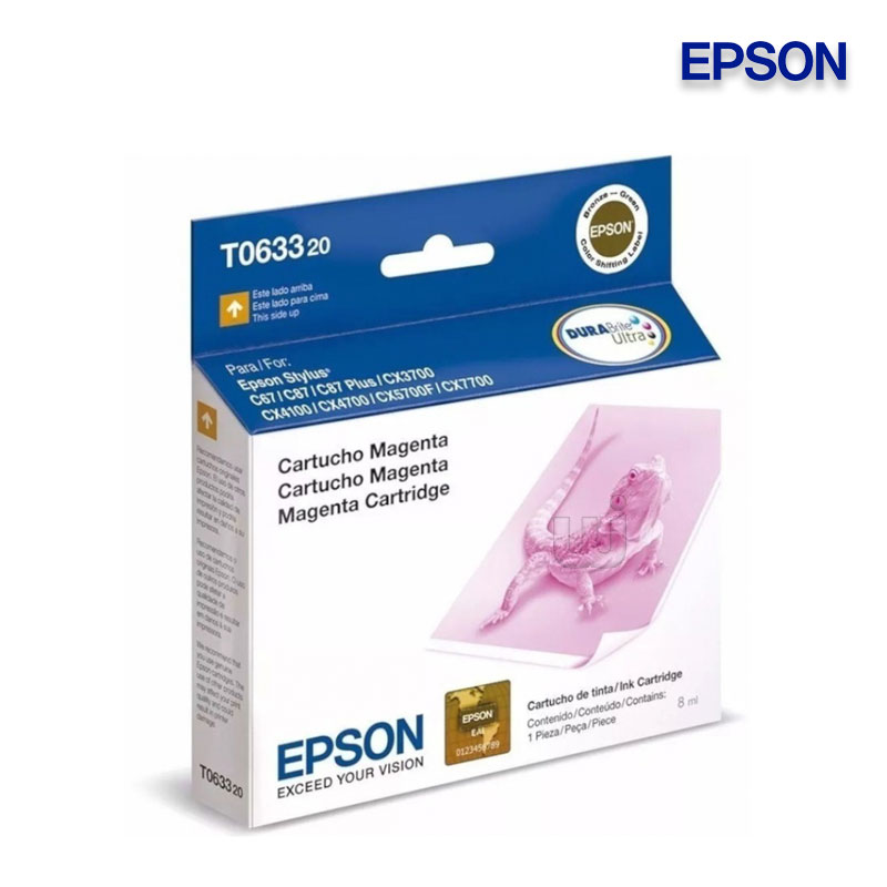 T063320.jpg Tinta Epson T063320-AL Magenta Stylus C67, C87, CX5700F (250 Pag) - Imagen 1