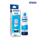Botella de Tinta Epson T555220-AL Cyan EcoTank L8160 (7,300 Pag)
