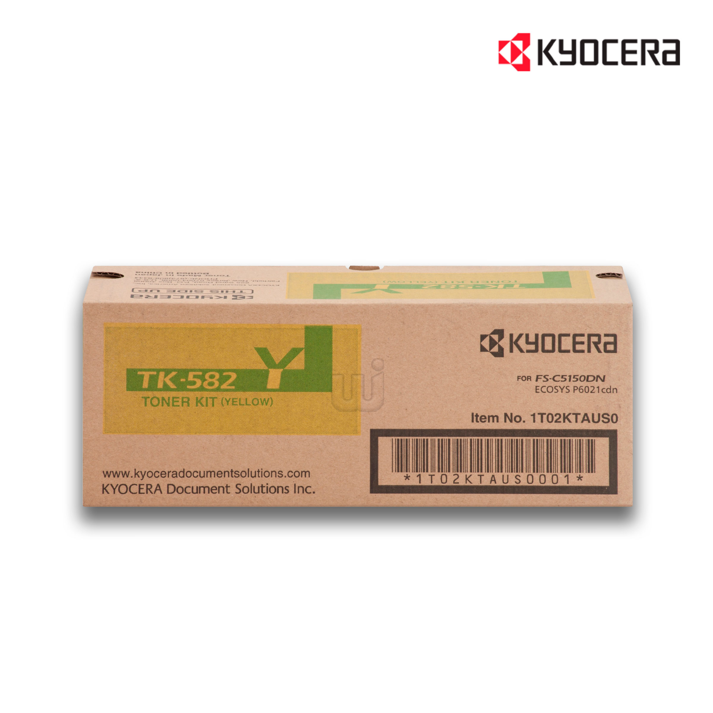 TK-582Y.jpg Tóner Kyocera TK-582Y FS-C5150DN Amarillo (2,800 Pag) - Imagen 1