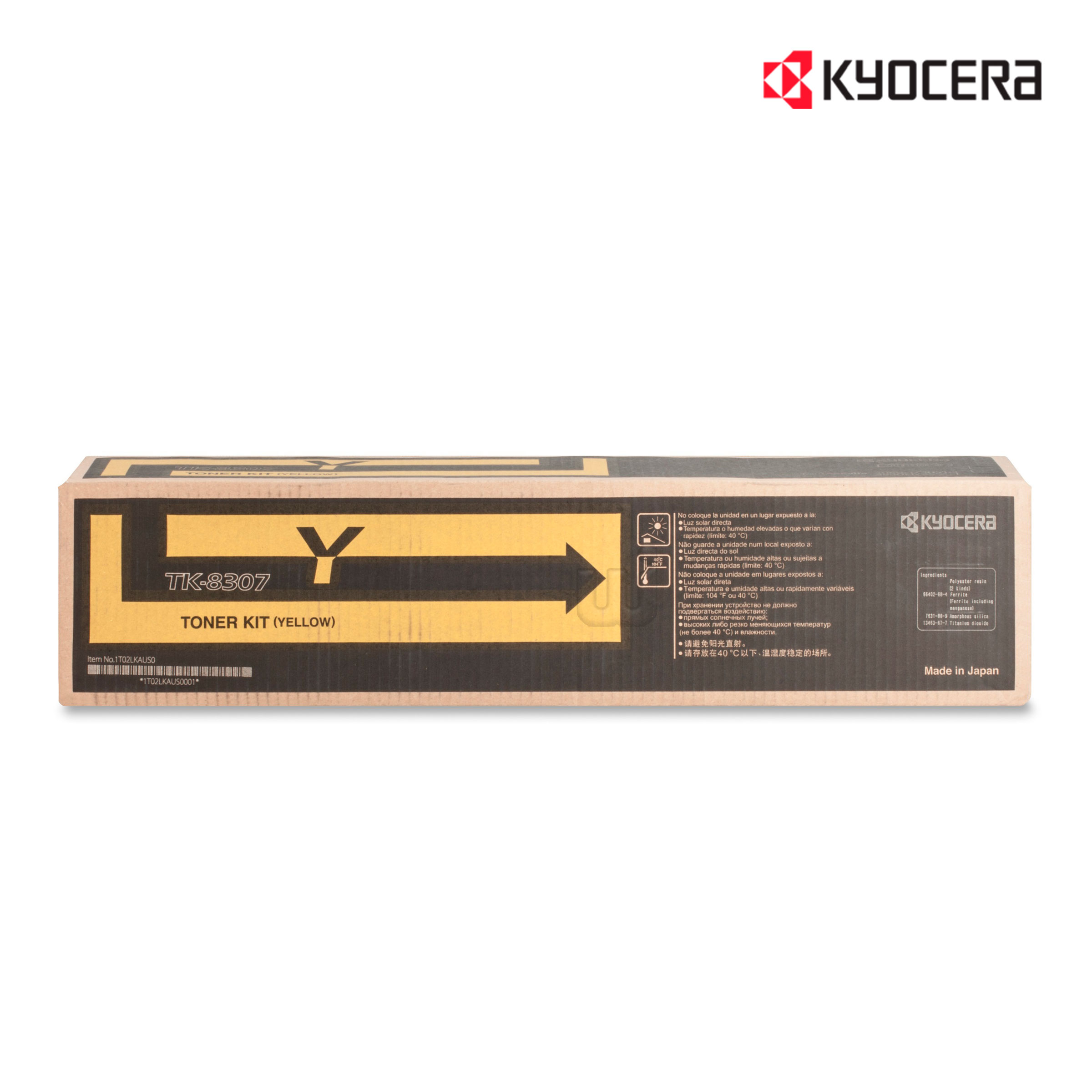 TK-8307Y.jpg Tóner Kyocera TK-8307Y Yellow TASKalfa 3050ci, 3051ci (15,000 Pag) - Imagen 1
