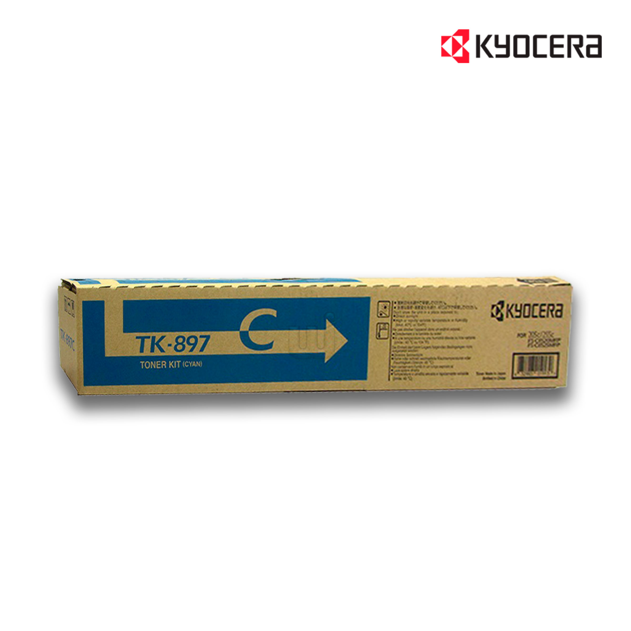 TK-897C.jpg Tóner Kyocera TK-897C TASKalfa 205C Cyan (6,000 Pag) - Imagen 1