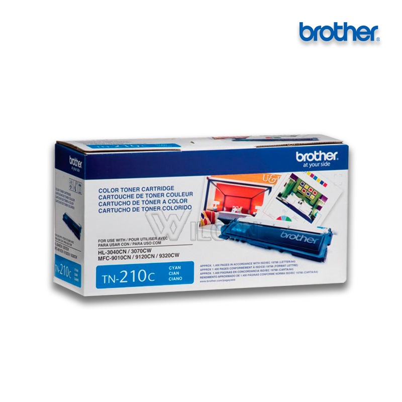 TN-210C-1.jpg Tóner Brother TN-210C Cyan para HL-3040CN (1,400 Pag) - Imagen 1