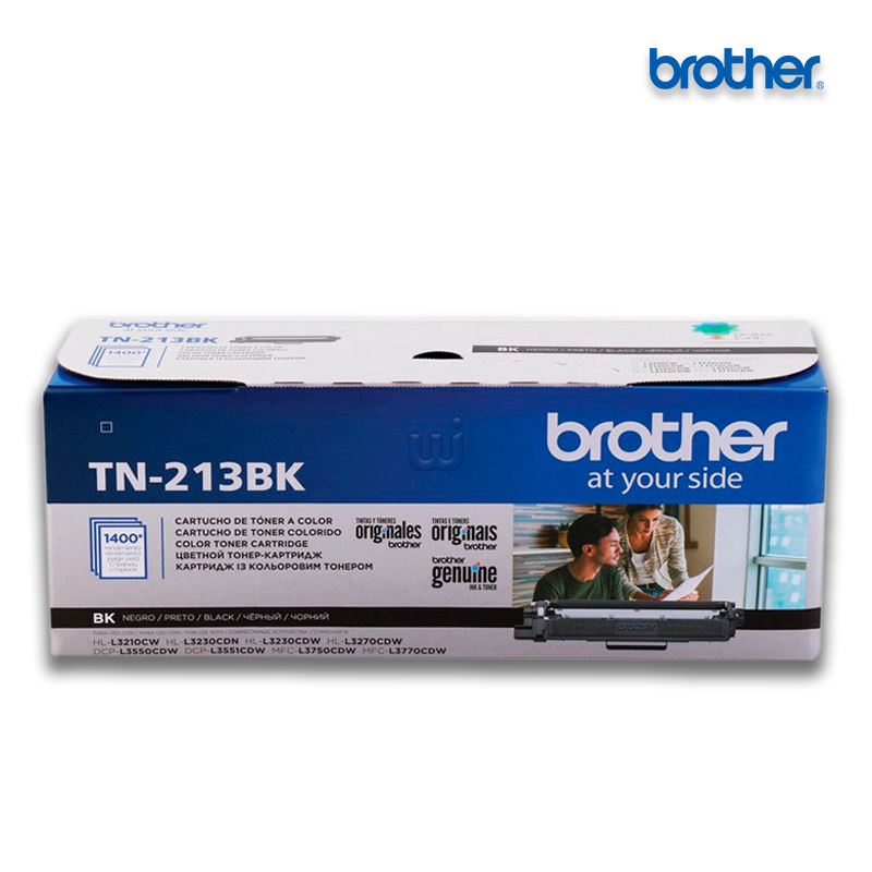 TN-213BK.jpg Tóner Brother TN-213BK Black para HL-L3210CW (1,400 Pag) - Imagen 1