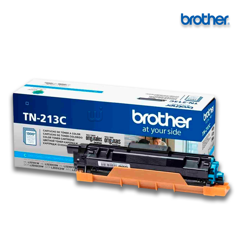 TN-213C.jpg Tóner Brother TN-213C Cyan para HL-L3210CW (1,300 Pag) - Imagen 1