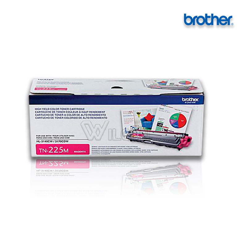 TN-225M.jpg Tóner Brother TN-225M Magenta Para HL-3150CDN (2,200 Pag) - Imagen 1