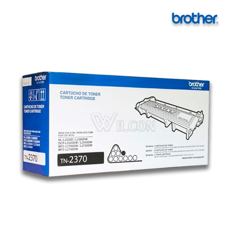 TN-2370.jpg Tóner Brother TN-2370 Black para HL-L2360DW (2,600 Pag) - Imagen 1