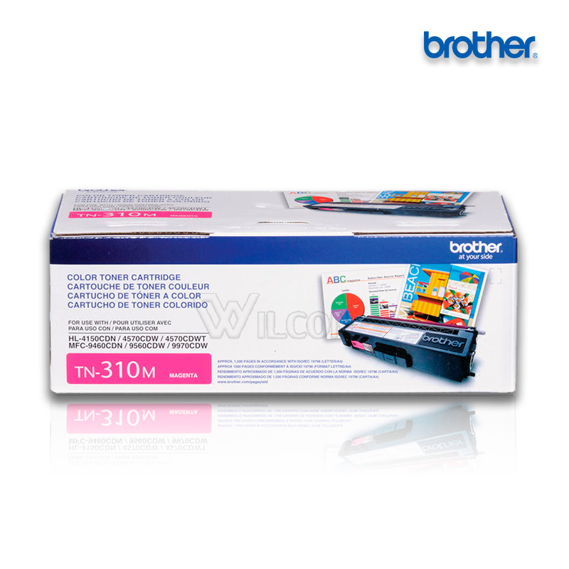 TN-310M.jpg Tóner Brother TN-310M Magenta para HL-4570 (1,500 Pag) - Imagen 1