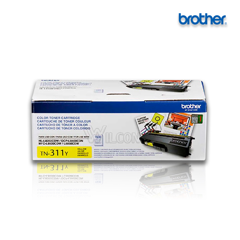 TN-311Y.jpg Tóner Brother TN-311Y Yellow para HL-L8350CDW (1,500 Pag) - Imagen 1